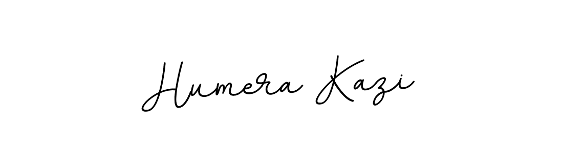 Use a signature maker to create a handwritten signature online. With this signature software, you can design (BallpointsItalic-DORy9) your own signature for name Humera Kazi. Humera Kazi signature style 11 images and pictures png