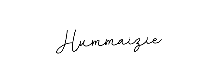 How to make Hummaizie name signature. Use BallpointsItalic-DORy9 style for creating short signs online. This is the latest handwritten sign. Hummaizie signature style 11 images and pictures png