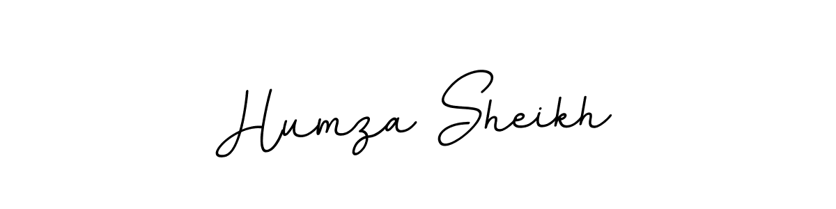 Make a beautiful signature design for name Humza Sheikh. With this signature (BallpointsItalic-DORy9) style, you can create a handwritten signature for free. Humza Sheikh signature style 11 images and pictures png