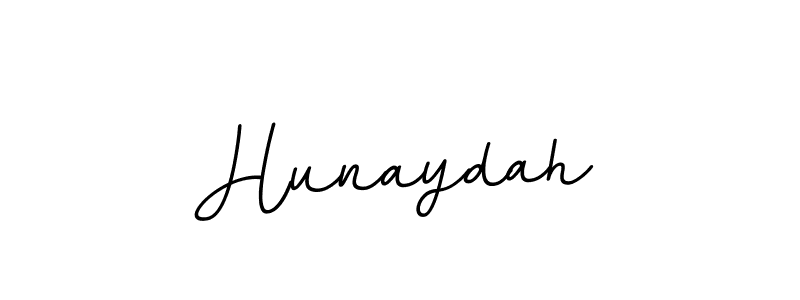 Make a beautiful signature design for name Hunaydah. With this signature (BallpointsItalic-DORy9) style, you can create a handwritten signature for free. Hunaydah signature style 11 images and pictures png