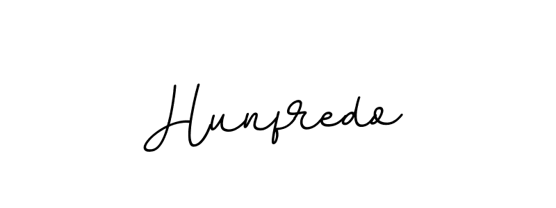 Hunfredo stylish signature style. Best Handwritten Sign (BallpointsItalic-DORy9) for my name. Handwritten Signature Collection Ideas for my name Hunfredo. Hunfredo signature style 11 images and pictures png