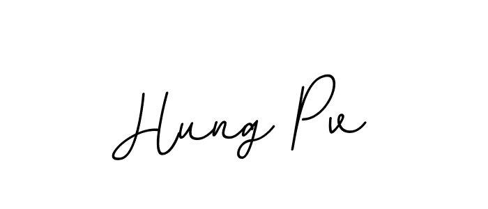 Also we have Hung Pv name is the best signature style. Create professional handwritten signature collection using BallpointsItalic-DORy9 autograph style. Hung Pv signature style 11 images and pictures png