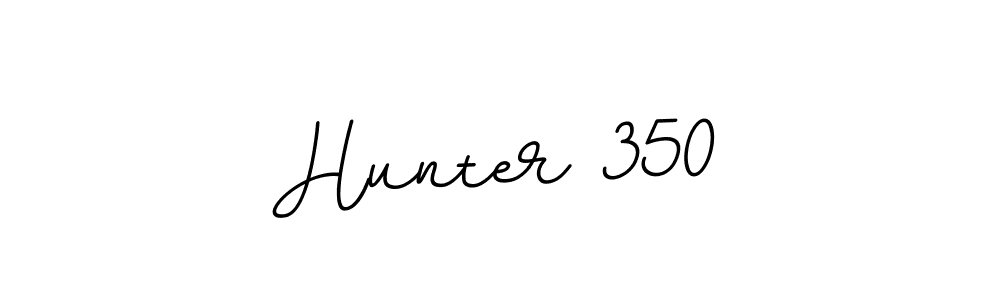 Create a beautiful signature design for name Hunter 350. With this signature (BallpointsItalic-DORy9) fonts, you can make a handwritten signature for free. Hunter 350 signature style 11 images and pictures png