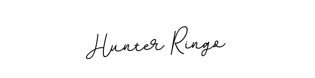 Create a beautiful signature design for name Hunter Ringo. With this signature (BallpointsItalic-DORy9) fonts, you can make a handwritten signature for free. Hunter Ringo signature style 11 images and pictures png