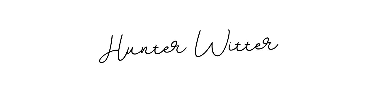 This is the best signature style for the Hunter Witter name. Also you like these signature font (BallpointsItalic-DORy9). Mix name signature. Hunter Witter signature style 11 images and pictures png