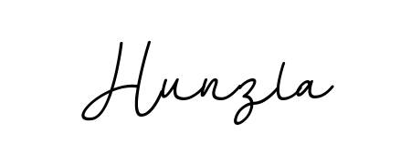 A stylish, flowing autograph style designed for name Hunzla using BallpointsItalic-DORy9 typography. Perfect for digital creative projects. Hunzla signature style 11 images and pictures png