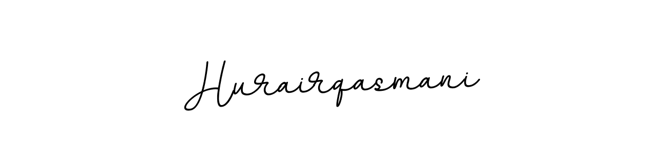 Use a signature maker to create a handwritten signature online. With this signature software, you can design (BallpointsItalic-DORy9) your own signature for name Hurairqasmani. Hurairqasmani signature style 11 images and pictures png