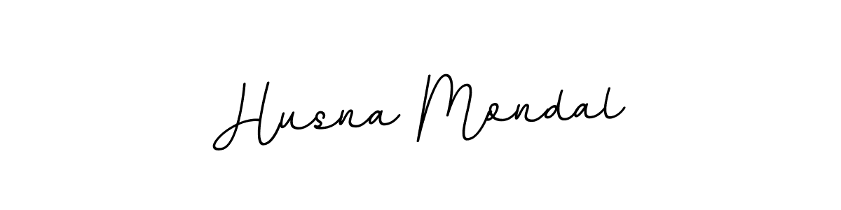 Husna Mondal stylish signature style. Best Handwritten Sign (BallpointsItalic-DORy9) for my name. Handwritten Signature Collection Ideas for my name Husna Mondal. Husna Mondal signature style 11 images and pictures png