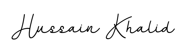 Stand out with a creative autograph for Hussain Khalid. The BallpointsItalic-DORy9 styling blends modern aesthetics with classic signature flourishes. Hussain Khalid signature style 11 images and pictures png