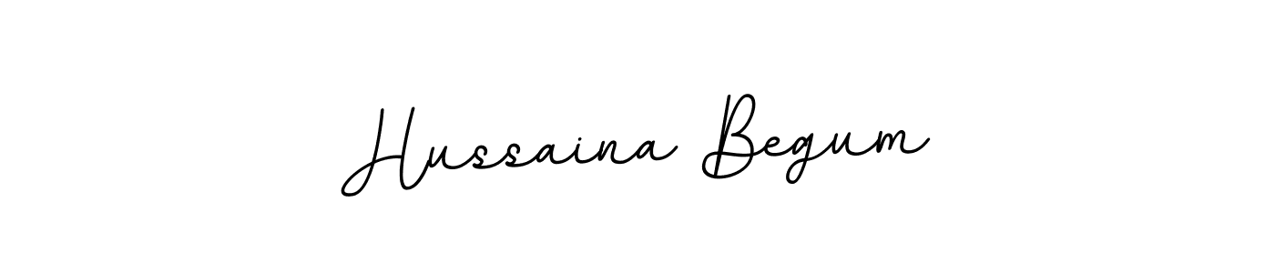 BallpointsItalic-DORy9 is a professional signature style that is perfect for those who want to add a touch of class to their signature. It is also a great choice for those who want to make their signature more unique. Get Hussaina Begum name to fancy signature for free. Hussaina Begum signature style 11 images and pictures png