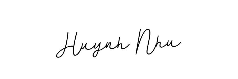Use a signature maker to create a handwritten signature online. With this signature software, you can design (BallpointsItalic-DORy9) your own signature for name Huynh Nhu. Huynh Nhu signature style 11 images and pictures png