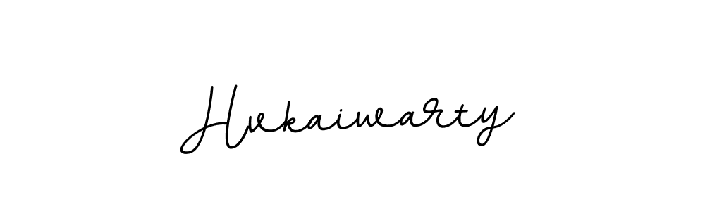 Use a signature maker to create a handwritten signature online. With this signature software, you can design (BallpointsItalic-DORy9) your own signature for name Hvkaiwarty. Hvkaiwarty signature style 11 images and pictures png