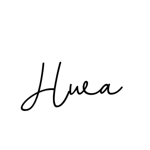 Design your own signature with our free online signature maker. With this signature software, you can create a handwritten (BallpointsItalic-DORy9) signature for name Hwa. Hwa signature style 11 images and pictures png