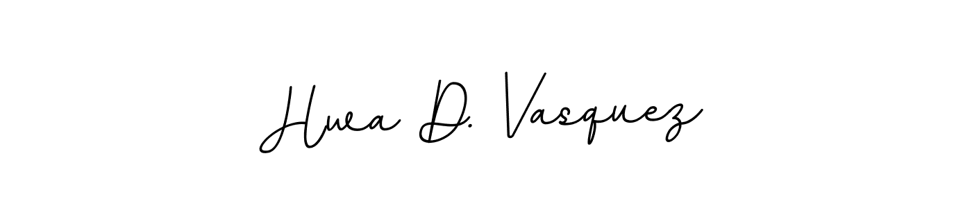 You should practise on your own different ways (BallpointsItalic-DORy9) to write your name (Hwa D. Vasquez) in signature. don't let someone else do it for you. Hwa D. Vasquez signature style 11 images and pictures png