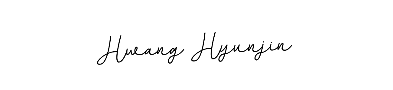 Use a signature maker to create a handwritten signature online. With this signature software, you can design (BallpointsItalic-DORy9) your own signature for name Hwang Hyunjin. Hwang Hyunjin signature style 11 images and pictures png