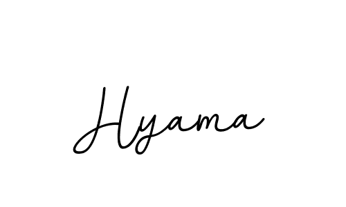 You should practise on your own different ways (BallpointsItalic-DORy9) to write your name (Hyama) in signature. don't let someone else do it for you. Hyama signature style 11 images and pictures png