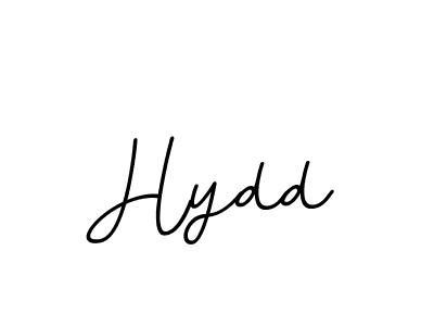 Create a beautiful signature design for name Hydd. With this signature (BallpointsItalic-DORy9) fonts, you can make a handwritten signature for free. Hydd signature style 11 images and pictures png