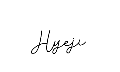 Similarly BallpointsItalic-DORy9 is the best handwritten signature design. Signature creator online .You can use it as an online autograph creator for name Hyeji. Hyeji signature style 11 images and pictures png