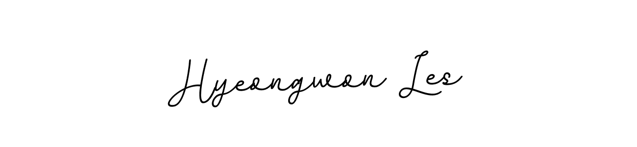 Make a beautiful signature design for name Hyeongwon Les. Use this online signature maker to create a handwritten signature for free. Hyeongwon Les signature style 11 images and pictures png