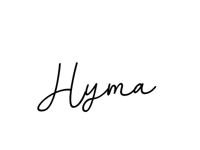 The best way (BallpointsItalic-DORy9) to make a short signature is to pick only two or three words in your name. The name Hyma include a total of six letters. For converting this name. Hyma signature style 11 images and pictures png