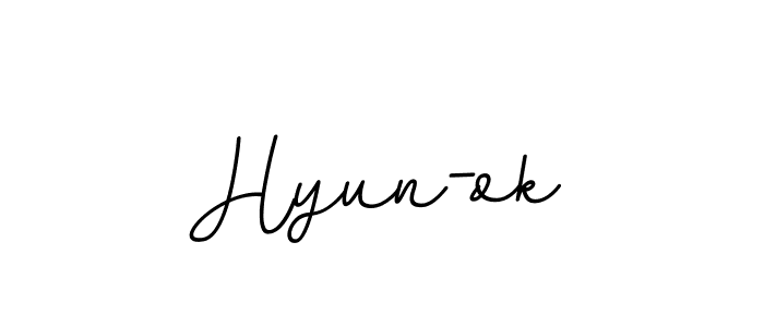 Also You can easily find your signature by using the search form. We will create Hyun-ok name handwritten signature images for you free of cost using BallpointsItalic-DORy9 sign style. Hyun-ok signature style 11 images and pictures png