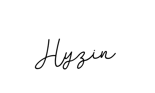 The best way (BallpointsItalic-DORy9) to make a short signature is to pick only two or three words in your name. The name Hyzin include a total of six letters. For converting this name. Hyzin signature style 11 images and pictures png