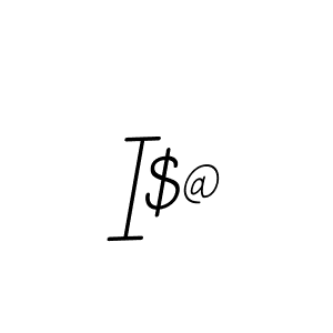 You should practise on your own different ways (BallpointsItalic-DORy9) to write your name (I$@) in signature. don't let someone else do it for you. I$@ signature style 11 images and pictures png