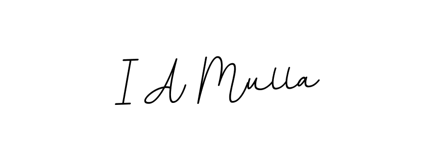 How to make I A Mulla signature? BallpointsItalic-DORy9 is a professional autograph style. Create handwritten signature for I A Mulla name. I A Mulla signature style 11 images and pictures png