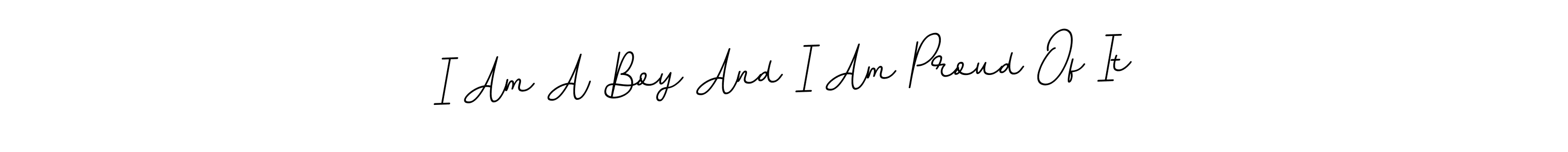 BallpointsItalic-DORy9 is a professional signature style that is perfect for those who want to add a touch of class to their signature. It is also a great choice for those who want to make their signature more unique. Get I Am A Boy And I Am Proud Of It name to fancy signature for free. I Am A Boy And I Am Proud Of It signature style 11 images and pictures png