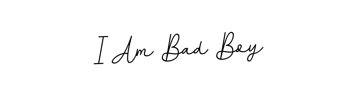 Also we have I Am Bad Boy name is the best signature style. Create professional handwritten signature collection using BallpointsItalic-DORy9 autograph style. I Am Bad Boy signature style 11 images and pictures png