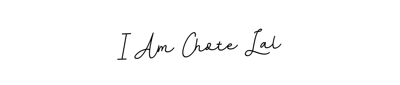 if you are searching for the best signature style for your name I Am Chote Lal. so please give up your signature search. here we have designed multiple signature styles  using BallpointsItalic-DORy9. I Am Chote Lal signature style 11 images and pictures png