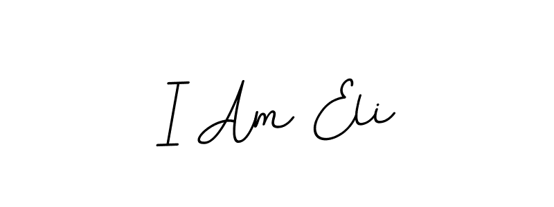 Use a signature maker to create a handwritten signature online. With this signature software, you can design (BallpointsItalic-DORy9) your own signature for name I Am Eli. I Am Eli signature style 11 images and pictures png