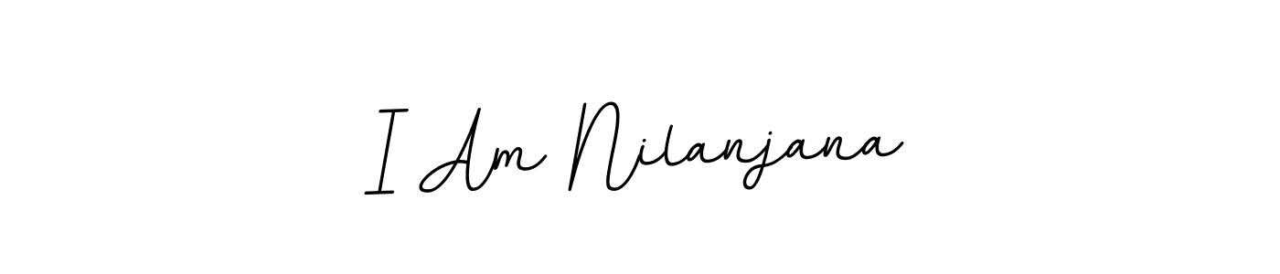 You should practise on your own different ways (BallpointsItalic-DORy9) to write your name (I Am Nilanjana) in signature. don't let someone else do it for you. I Am Nilanjana signature style 11 images and pictures png