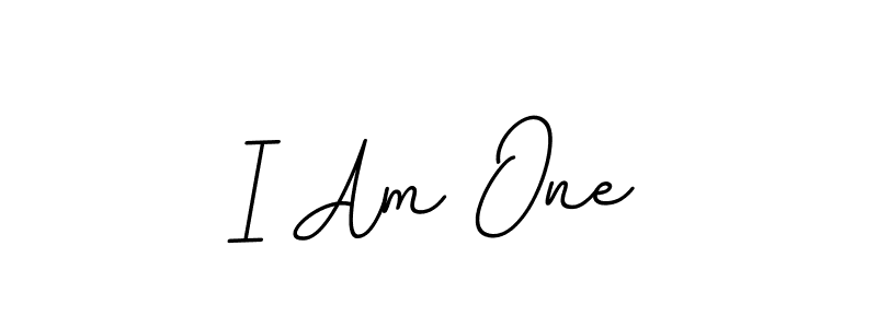 Make a beautiful signature design for name I Am One. With this signature (BallpointsItalic-DORy9) style, you can create a handwritten signature for free. I Am One signature style 11 images and pictures png