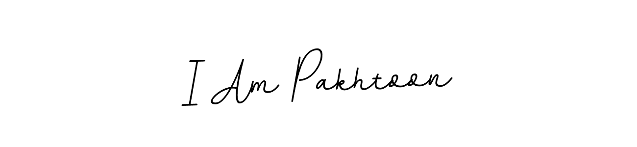How to make I Am Pakhtoon name signature. Use BallpointsItalic-DORy9 style for creating short signs online. This is the latest handwritten sign. I Am Pakhtoon signature style 11 images and pictures png