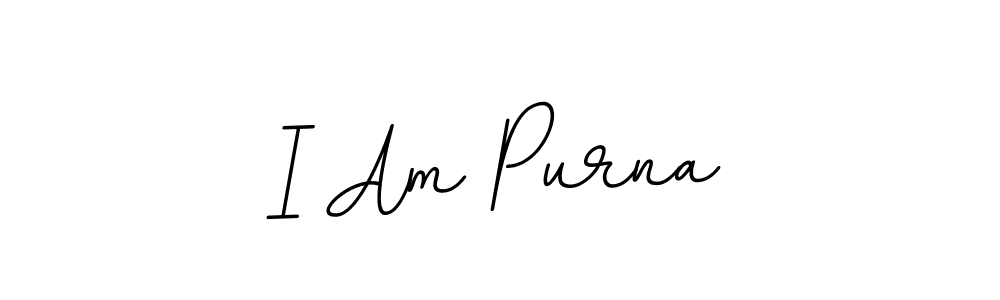 How to Draw I Am Purna signature style? BallpointsItalic-DORy9 is a latest design signature styles for name I Am Purna. I Am Purna signature style 11 images and pictures png