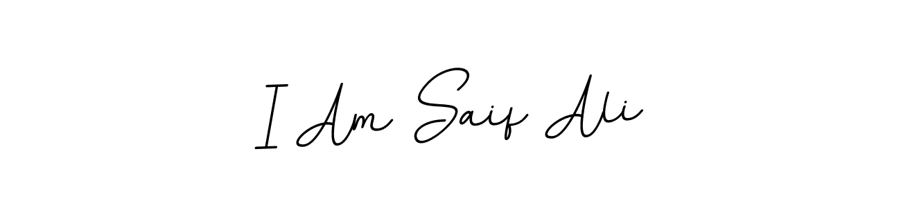 I Am Saif Ali stylish signature style. Best Handwritten Sign (BallpointsItalic-DORy9) for my name. Handwritten Signature Collection Ideas for my name I Am Saif Ali. I Am Saif Ali signature style 11 images and pictures png