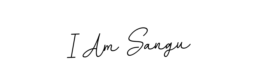 Make a beautiful signature design for name I Am Sangu. Use this online signature maker to create a handwritten signature for free. I Am Sangu signature style 11 images and pictures png