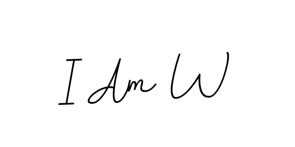 Also we have I Am W name is the best signature style. Create professional handwritten signature collection using BallpointsItalic-DORy9 autograph style. I Am W signature style 11 images and pictures png