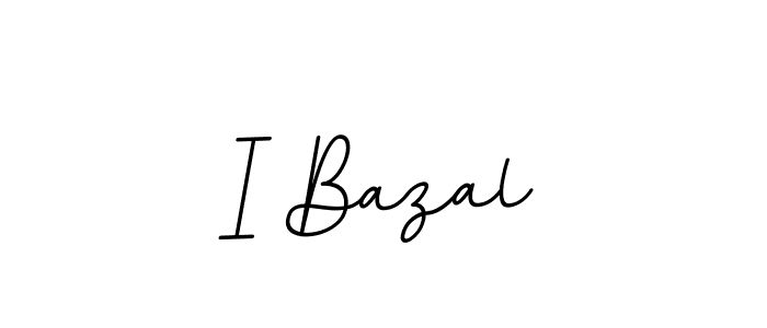 How to make I Bazal signature? BallpointsItalic-DORy9 is a professional autograph style. Create handwritten signature for I Bazal name. I Bazal signature style 11 images and pictures png