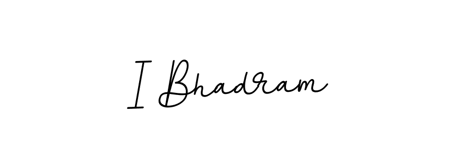 Create a beautiful signature design for name I Bhadram. With this signature (BallpointsItalic-DORy9) fonts, you can make a handwritten signature for free. I Bhadram signature style 11 images and pictures png