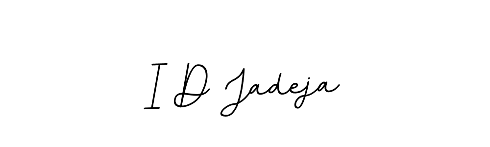 The best way (BallpointsItalic-DORy9) to make a short signature is to pick only two or three words in your name. The name I D Jadeja include a total of six letters. For converting this name. I D Jadeja signature style 11 images and pictures png