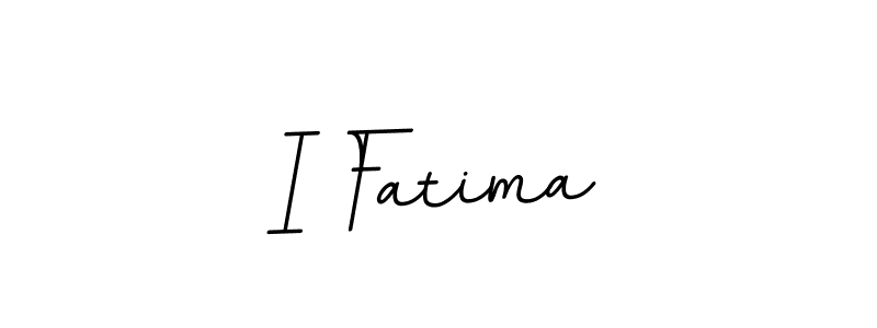 Design your own signature with our free online signature maker. With this signature software, you can create a handwritten (BallpointsItalic-DORy9) signature for name I Fatima. I Fatima signature style 11 images and pictures png