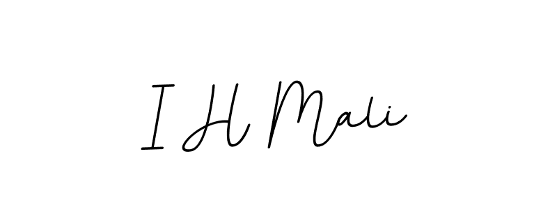 Make a beautiful signature design for name I H Mali. Use this online signature maker to create a handwritten signature for free. I H Mali signature style 11 images and pictures png