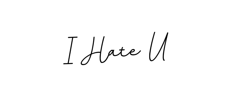 Make a short I Hate U signature style. Manage your documents anywhere anytime using BallpointsItalic-DORy9. Create and add eSignatures, submit forms, share and send files easily. I Hate U signature style 11 images and pictures png