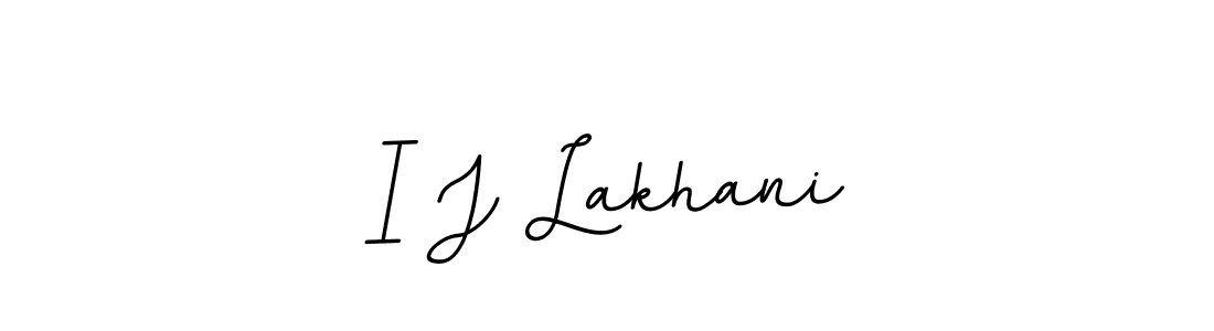 Make a beautiful signature design for name I J Lakhani. Use this online signature maker to create a handwritten signature for free. I J Lakhani signature style 11 images and pictures png