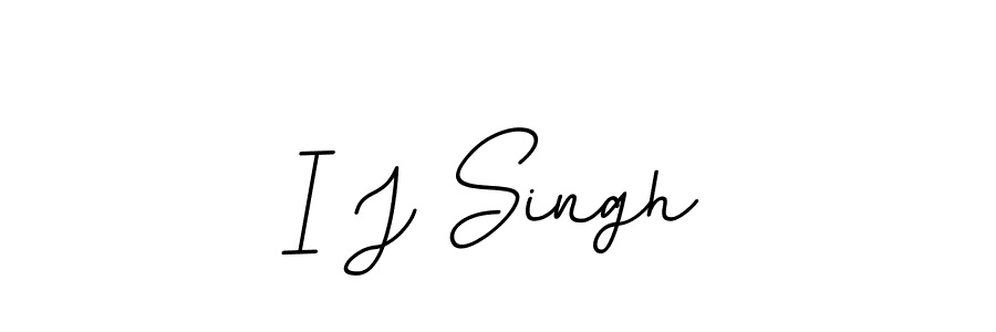 Also You can easily find your signature by using the search form. We will create I J Singh name handwritten signature images for you free of cost using BallpointsItalic-DORy9 sign style. I J Singh signature style 11 images and pictures png