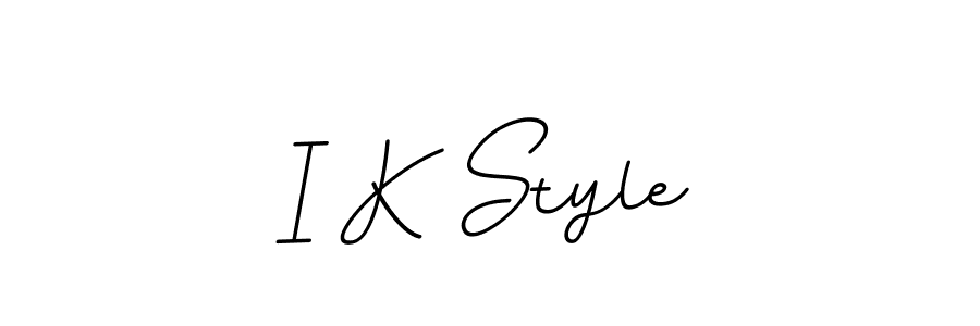 Create a beautiful signature design for name I K Style. With this signature (BallpointsItalic-DORy9) fonts, you can make a handwritten signature for free. I K Style signature style 11 images and pictures png