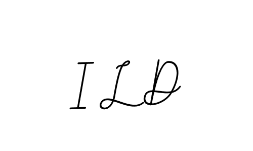 Also we have I L D name is the best signature style. Create professional handwritten signature collection using BallpointsItalic-DORy9 autograph style. I L D signature style 11 images and pictures png