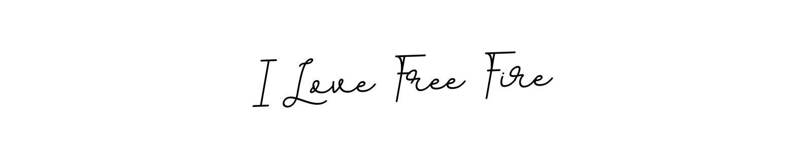I Love Free Fire stylish signature style. Best Handwritten Sign (BallpointsItalic-DORy9) for my name. Handwritten Signature Collection Ideas for my name I Love Free Fire. I Love Free Fire signature style 11 images and pictures png